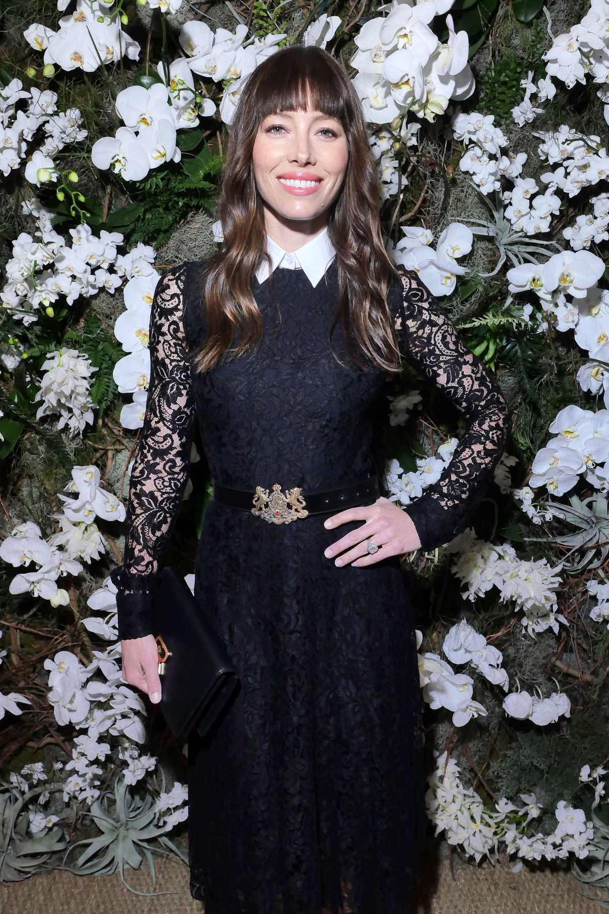 Jessica Biel at the Ralph Lauren Fashion Show During the New York Fashion Week 02/15/2017-3