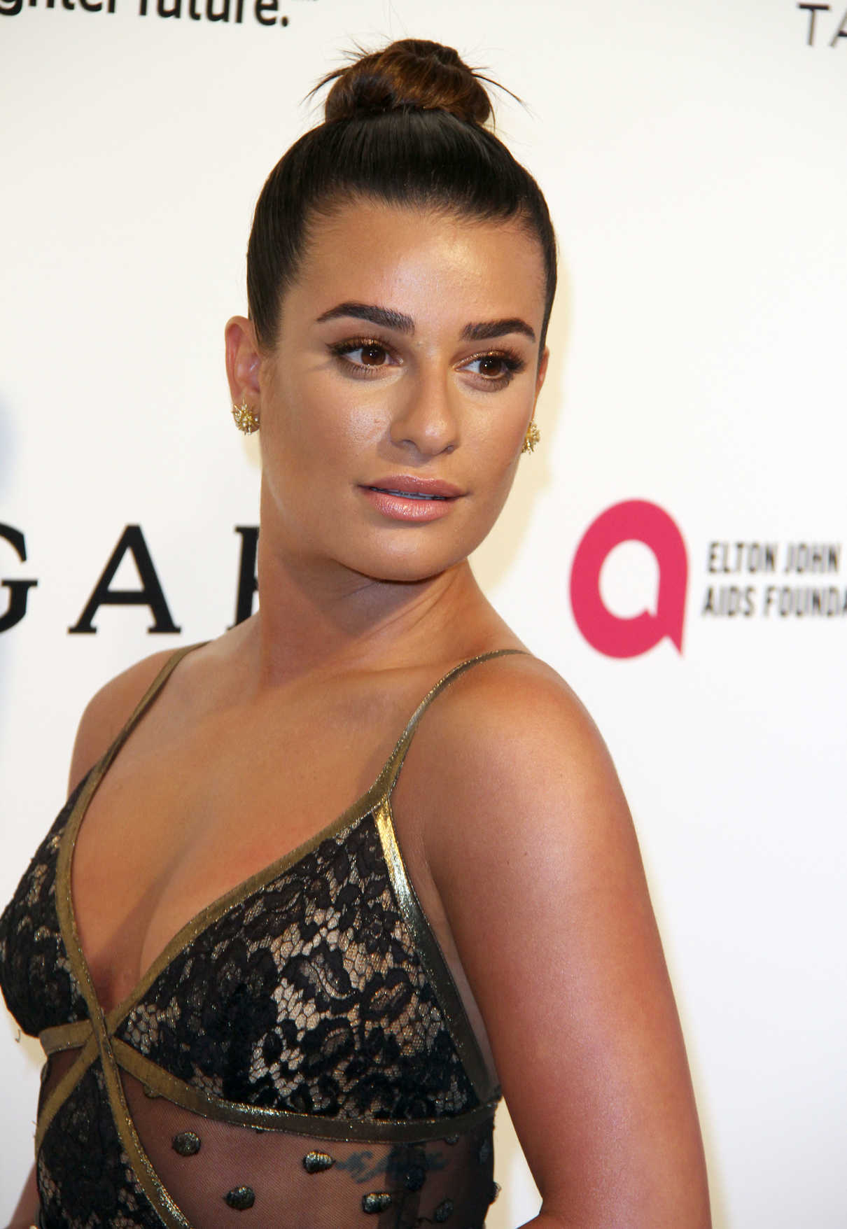 Lea Michele at Elton John AIDS Foundation Academy Awards Viewing Party in Los Angeles 02/26/2017-4