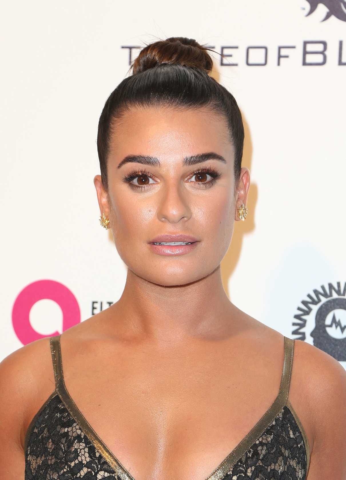 Lea Michele at Elton John AIDS Foundation Academy Awards Viewing Party in Los Angeles 02/26/2017-5