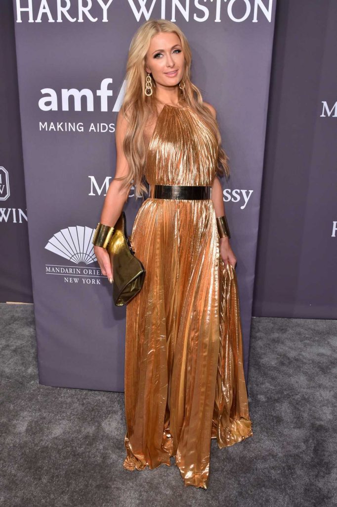 Paris Hilton at amfAR New York Gala in NYC 02/08/2017-1