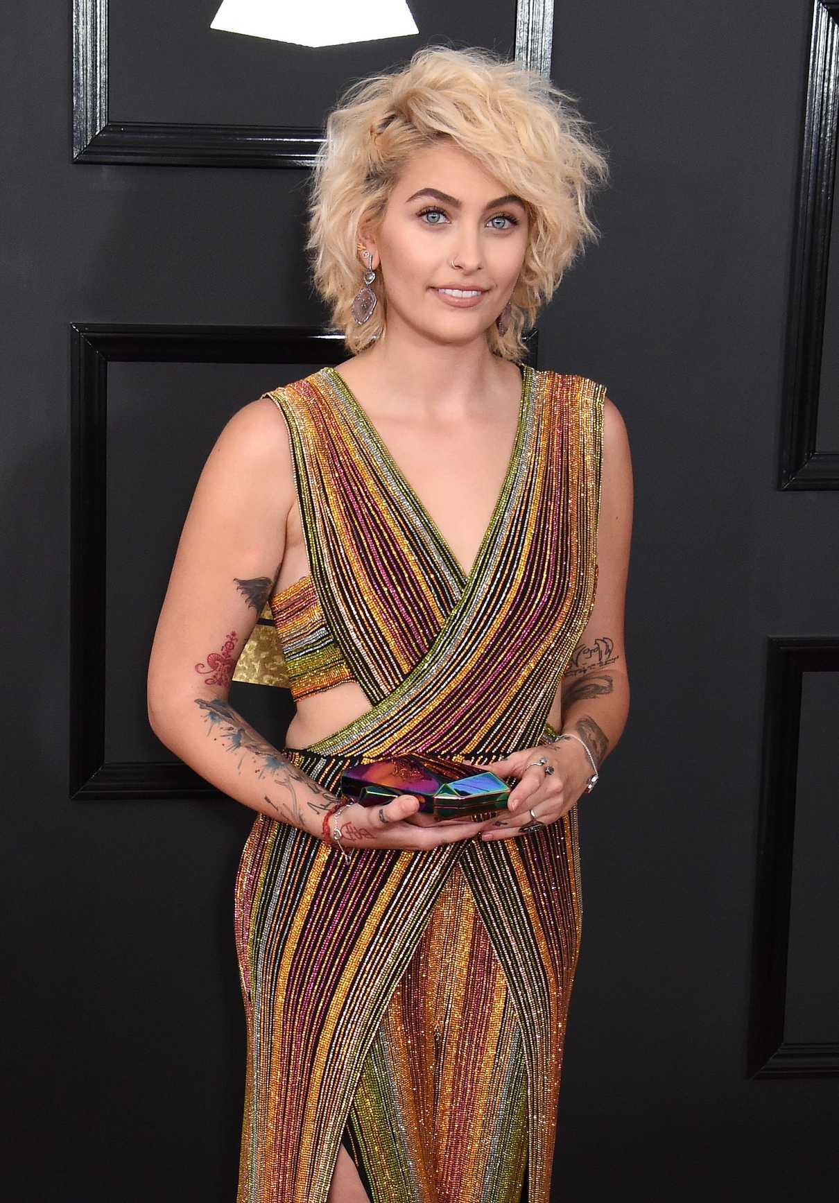 Paris Jackson at the 59th Grammy Awards in Los Angeles 02/12/2017-3