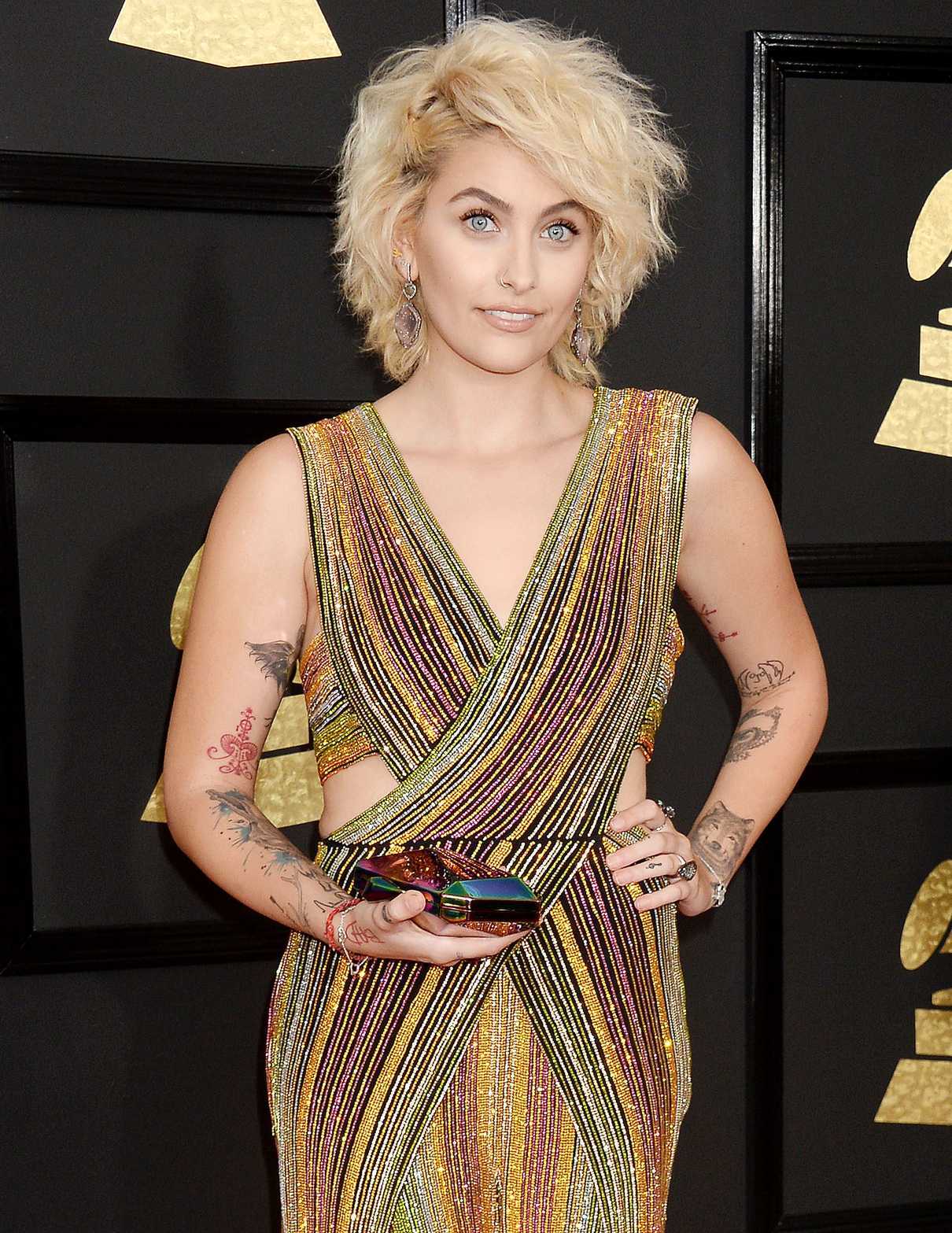 Paris Jackson at the 59th Grammy Awards in Los Angeles 02/12/2017-4