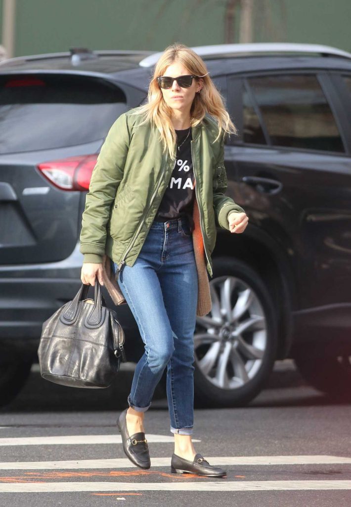 Sienna Miller Was Seen Out in the East Village, New York 02/08/2017-5