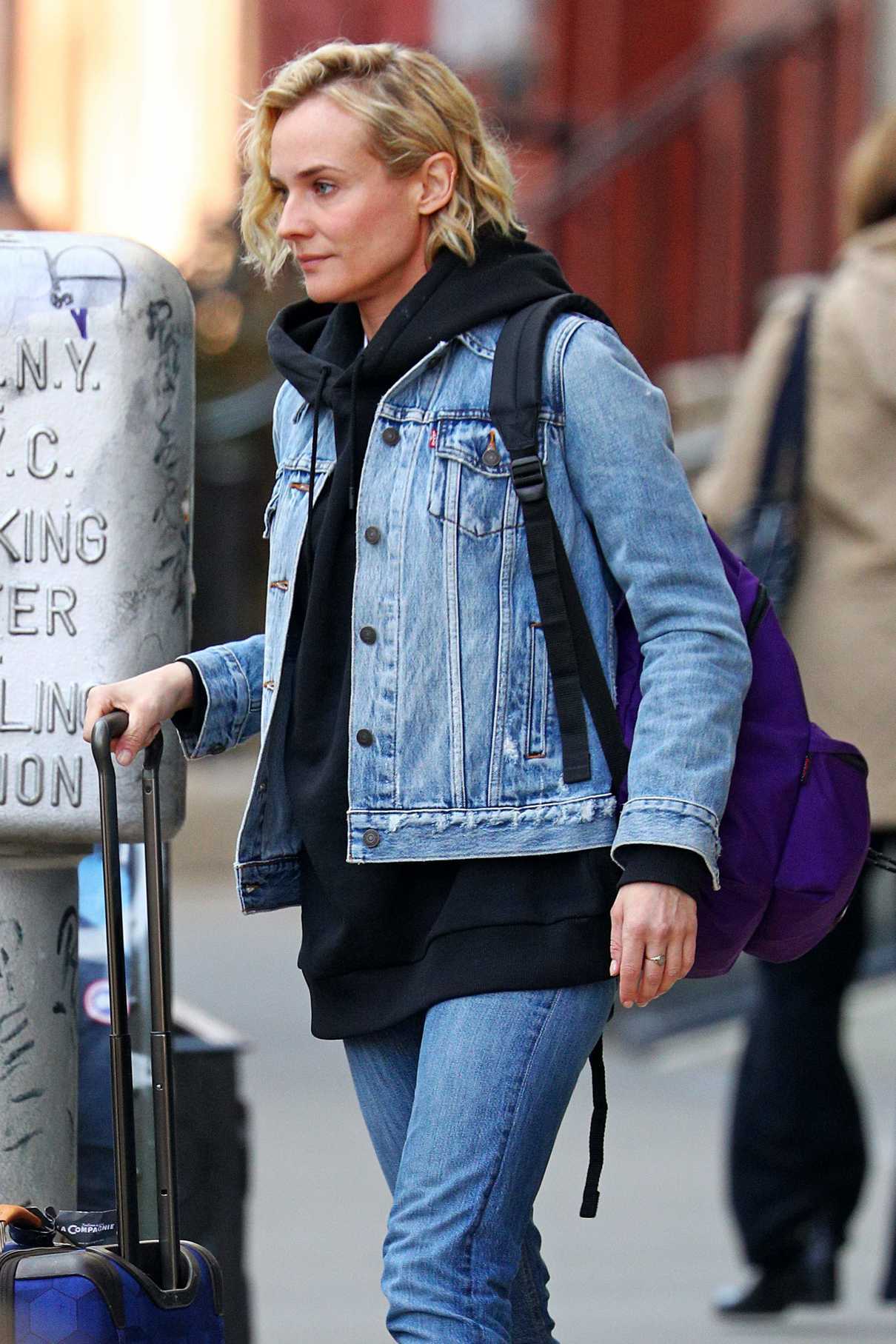 Diane Kruger Leaves Her East Village Apartment in New York 03/09/2017-5