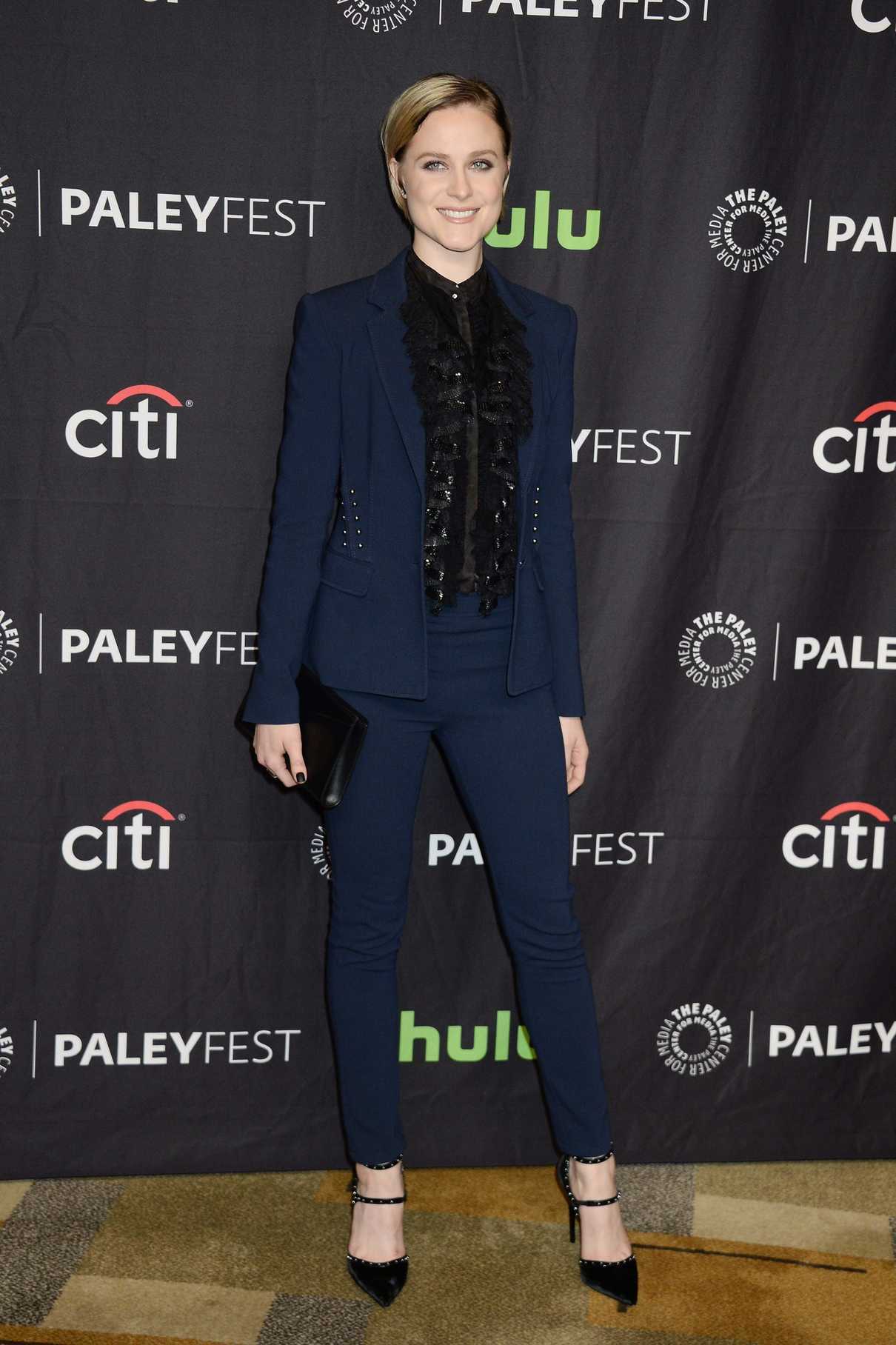 Evan Rachel Wood at the Westworld Screening During the Paleyfest LA in Los Angeles 03/25/2017-2