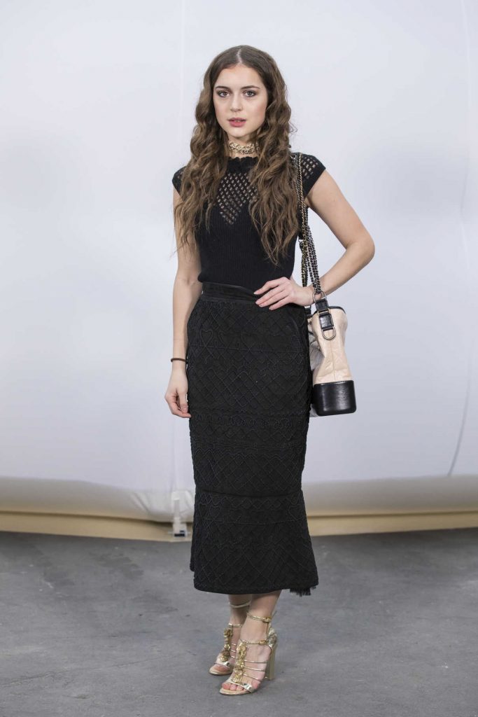 Felice Jankell at the Chanel Show During the Paris Fashion Week 03/07/2017-1