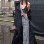 Joan Smalls at the Lanvin Show During the Paris Fashion Week 03/01/2017