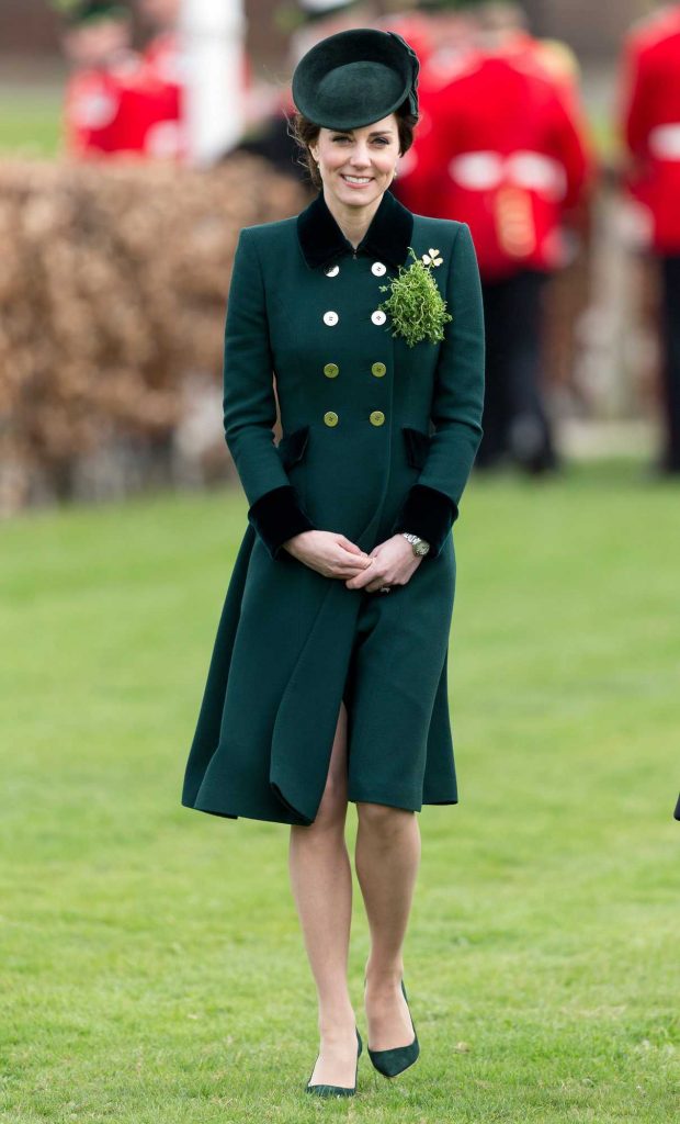 Kate Middleton at the Annual Irish Guards St Patrick's Day Parade in London 03/17/2017-1