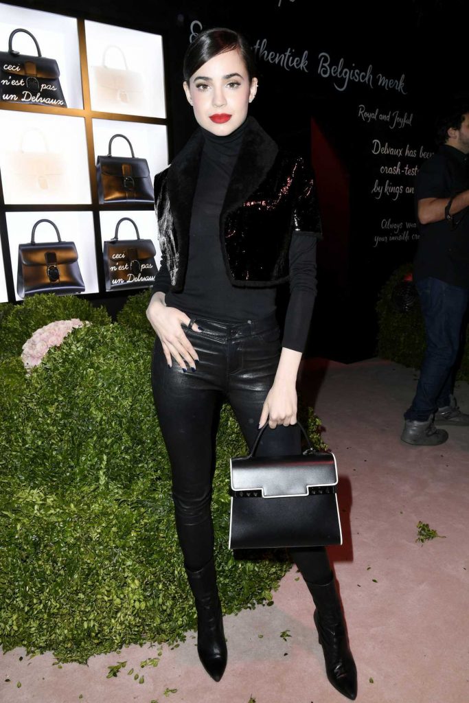 Sofia Carson at the Delvaux Party During the Paris Fashion Week 03/05/2017-1