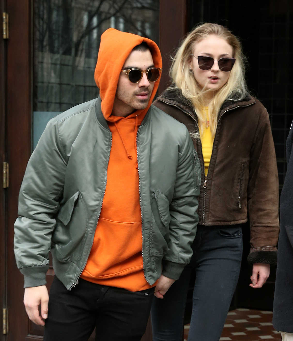 Sophie Turner Leaves the Greenwich Hotel in Tribeca With Her Boyfriend