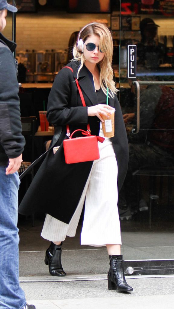 Ashley Benson Leaves Starbucks in Midtown Manhattan, NY 04/19/2017-1