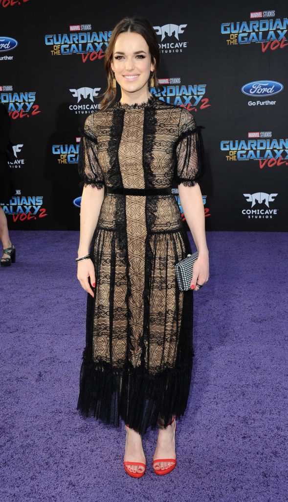 Elizabeth Henstridge at the Guardians of the Galaxy Vol 2 Los Angeles Premiere 04/19/2017-1