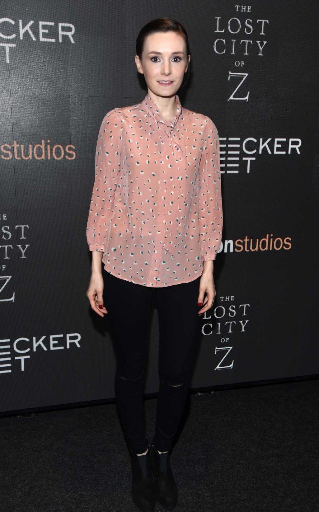 Libby Woodbridge Attends the New York Screening of The Lost City of Z 04/11/2017-1