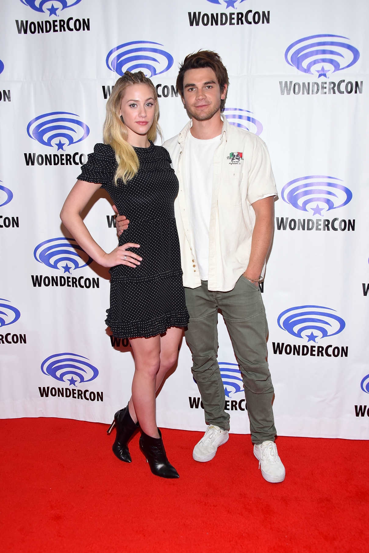 Lili Reinhart at the Riverdale Press Room at WonderCon in Anaheim 04/01/2017-5