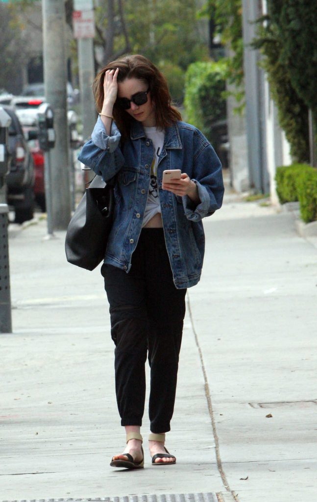 Lily Collins Was Seen Out in Beverly Hills 04/08/2017-1