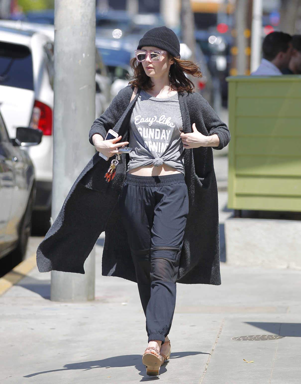 Lily Collins Was Seen Out in LA 04/02/2017-2