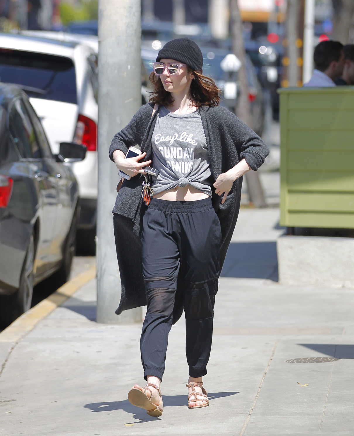 Lily Collins Was Seen Out in LA 04/02/2017-3