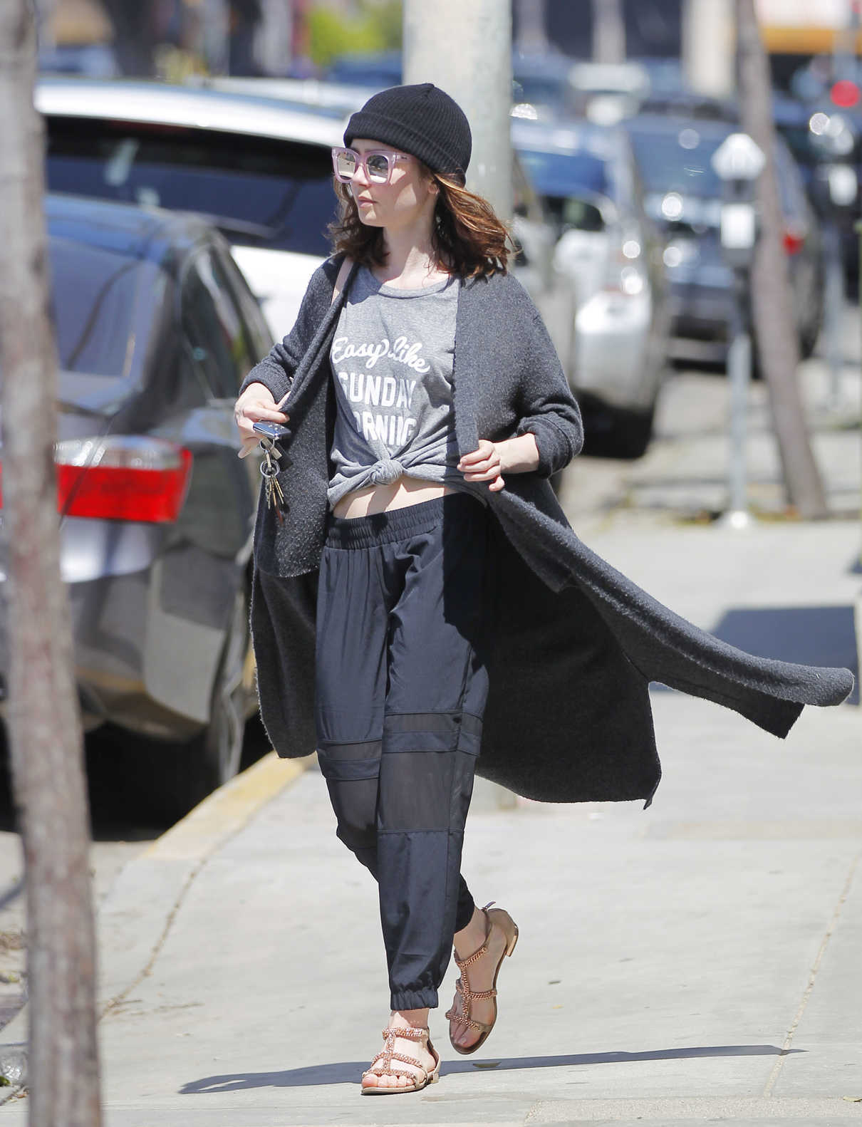 Lily Collins Was Seen Out in LA 04/02/2017-5