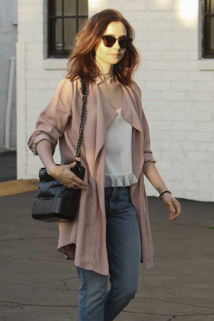 Lily Collins Was Seen Out in LA 04/14/2017-1