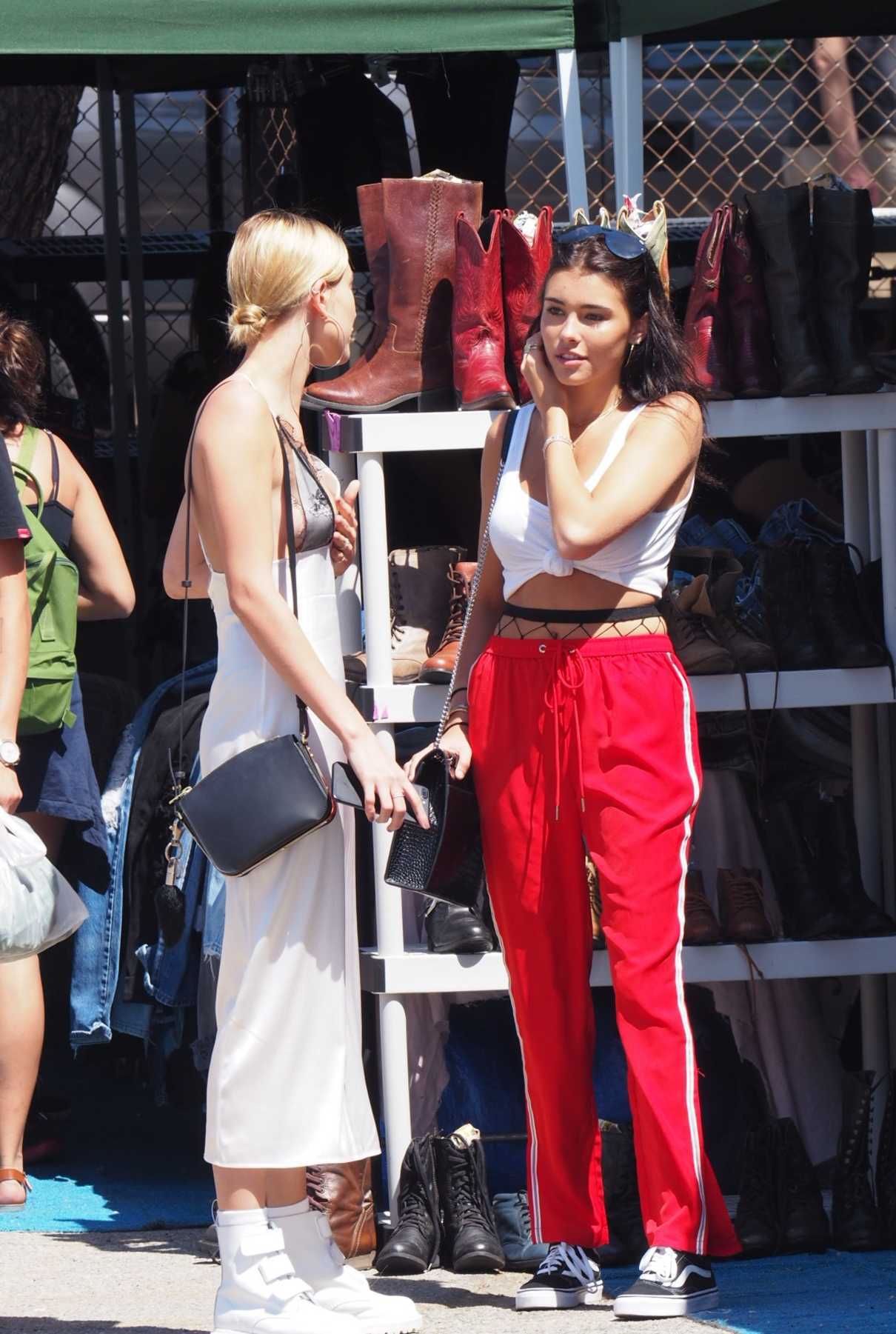 Madison Beer Goes to the Trading Post Flea Market in Hollywood 04/02/2017-4