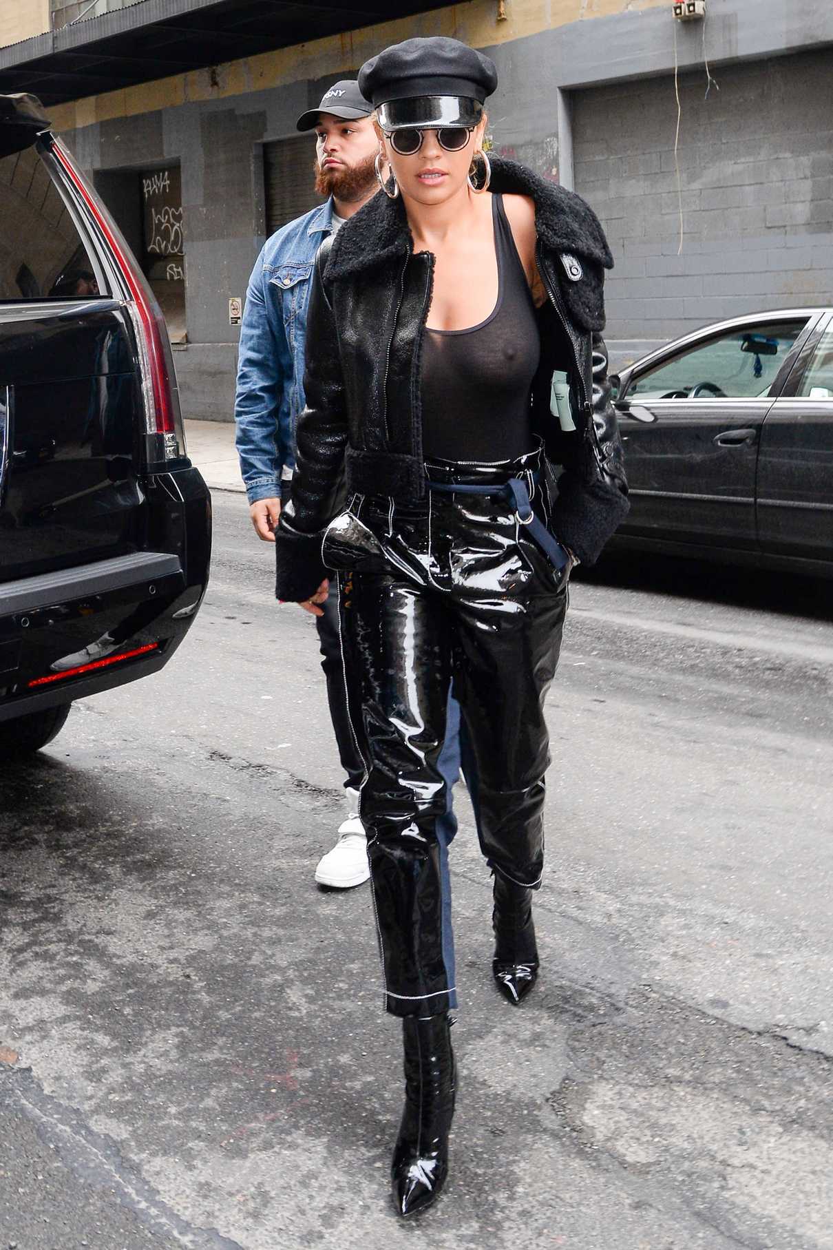 Rita Ora Was Seen Out in New York in an All Black 04/27/2017-2