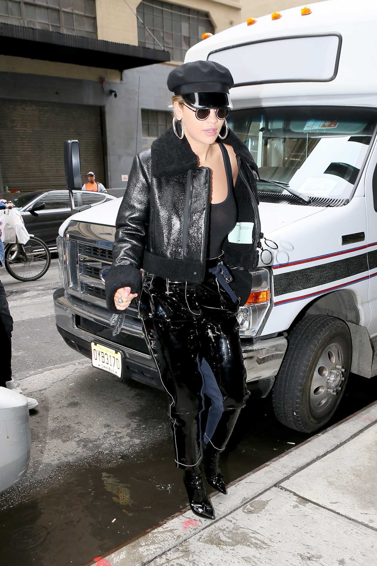 Rita Ora Was Seen Out in New York in an All Black 04/27/2017-4