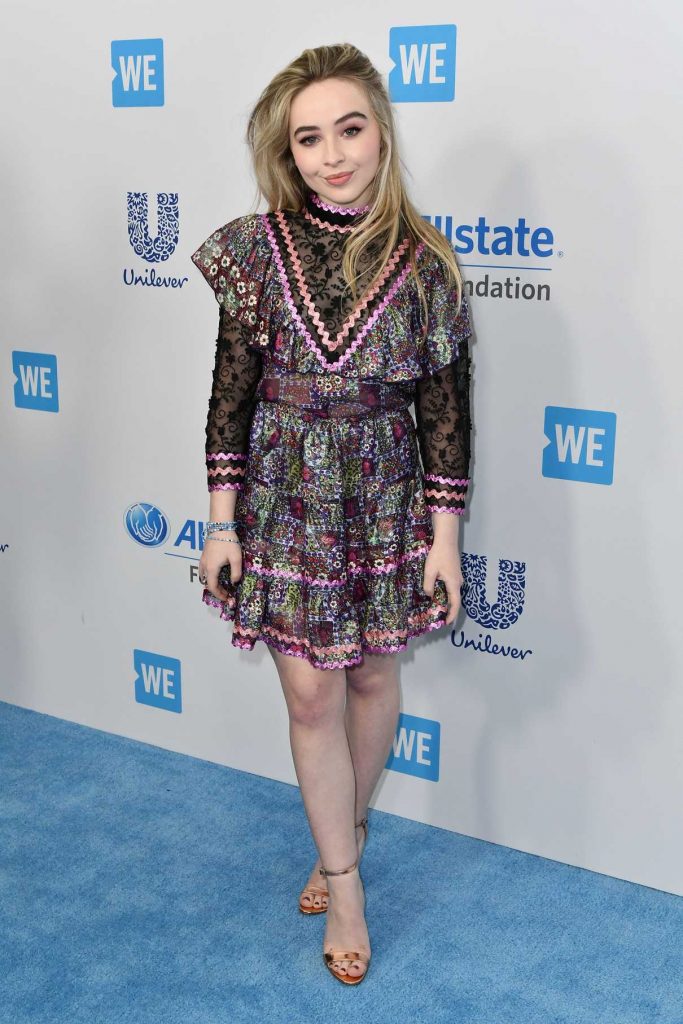 Sabrina Carpenter at WE Day California in Los Angeles 04/27/2017-1