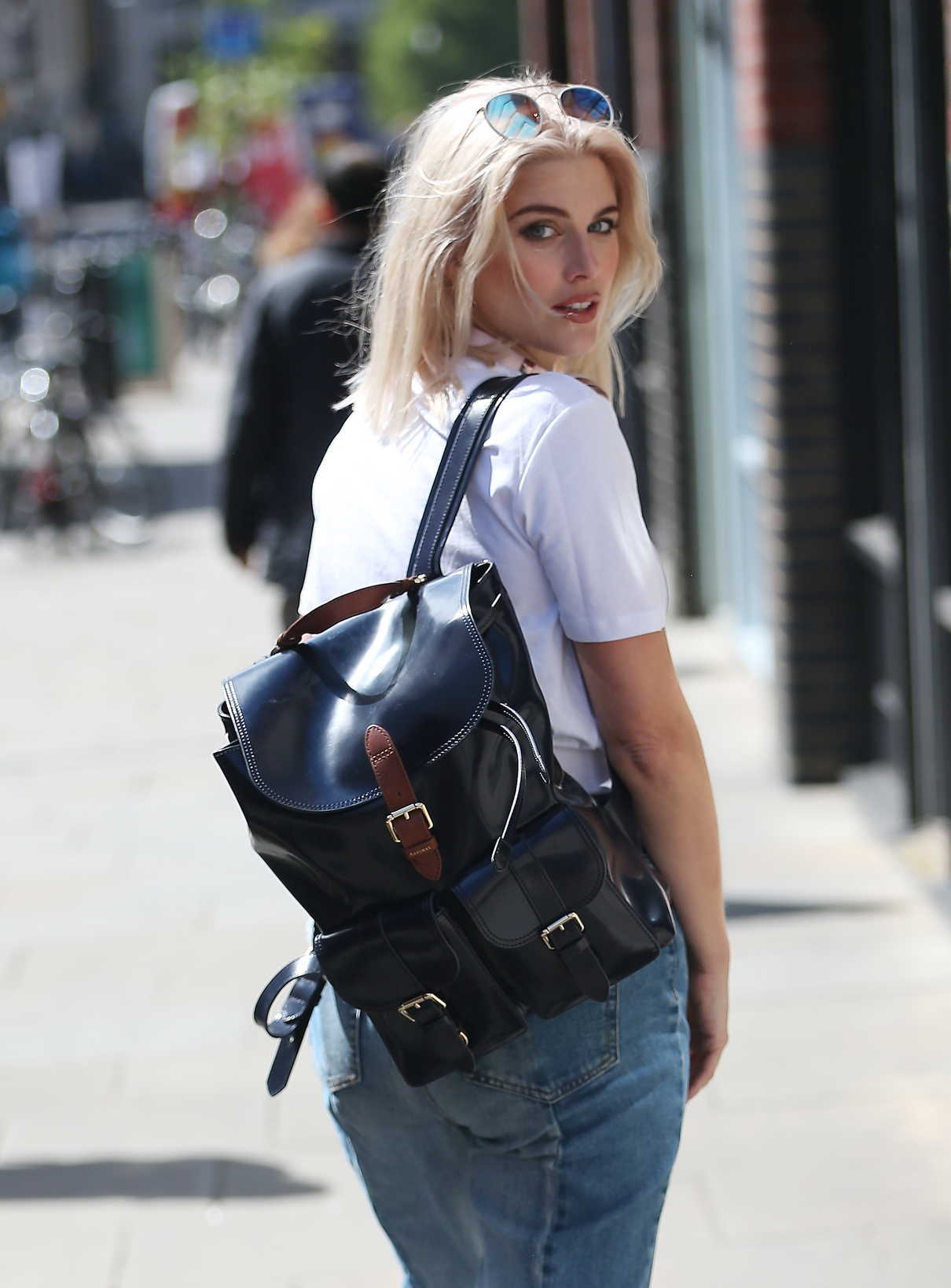 Ashley James Arrives at Hoxton Radio in London 05/05/2017-5