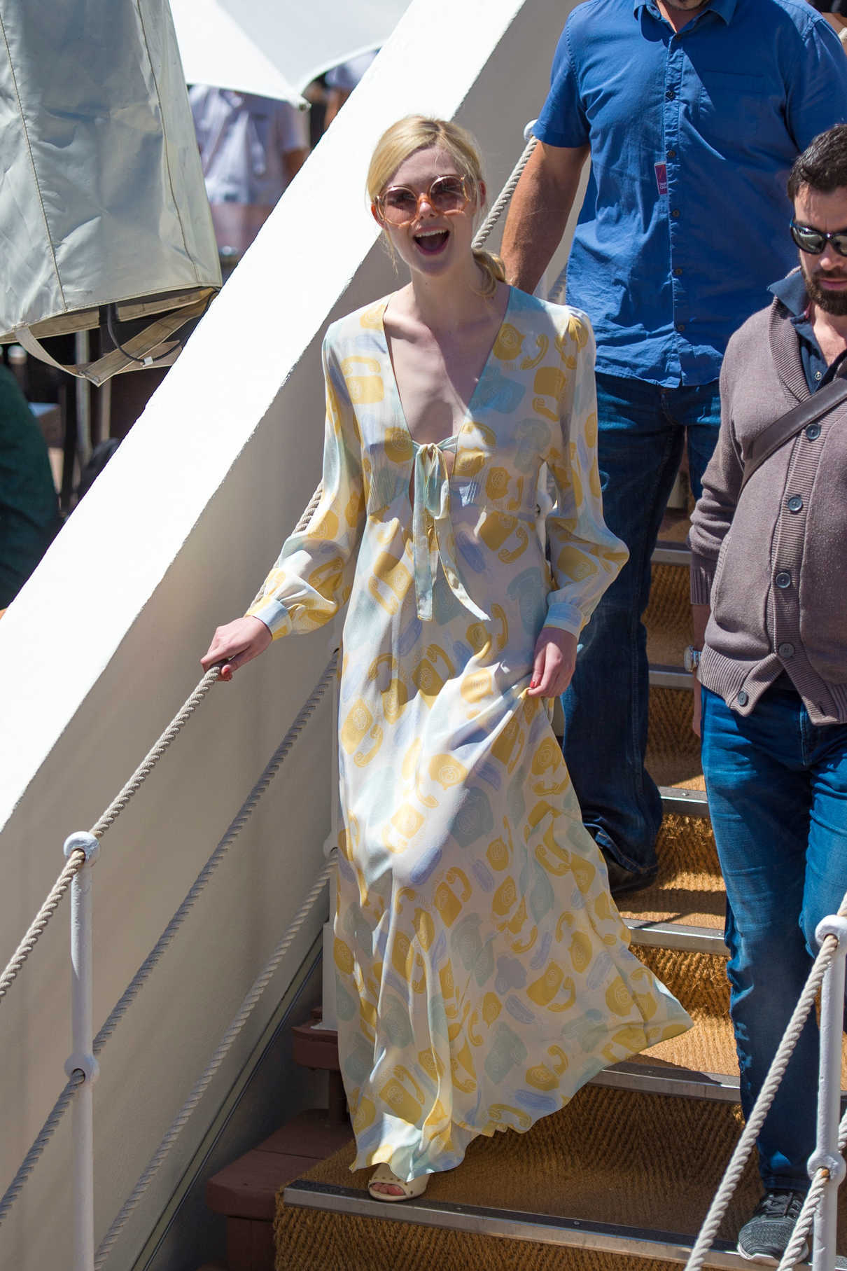 Elle Fanning Was Seen Out in Cannes During the 70th Cannes Film Festival 05/19/2017-3