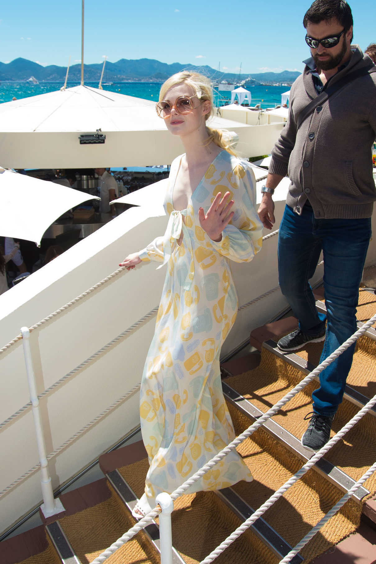 Elle Fanning Was Seen Out in Cannes During the 70th Cannes Film Festival 05/19/2017-5