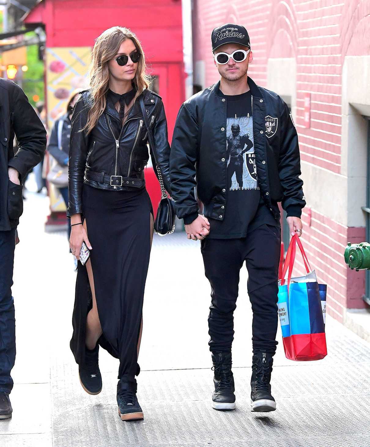 Josephine Skriver Was Seen Out in NYC With Her Boyfriend Alexander Deleon 05/13/2017-4