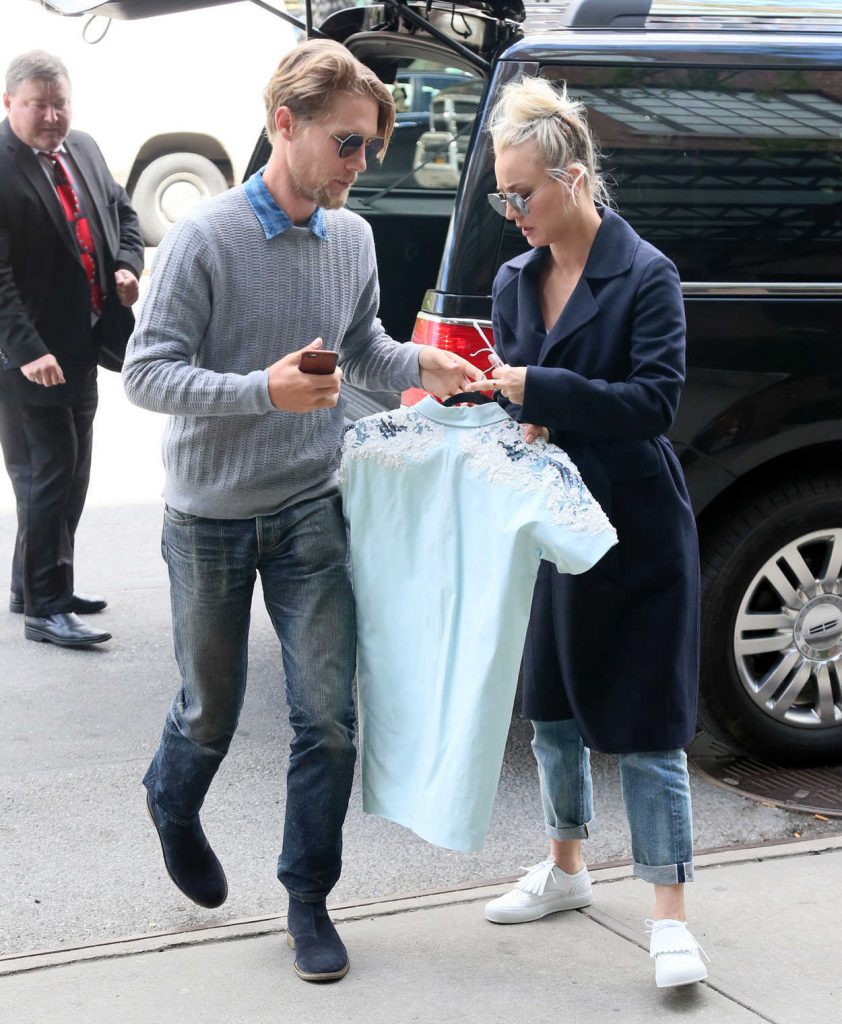 Kaley Cuoco Was Seen Out in New York City With Her Boyfriend Karl Cook 05/03/2017-1