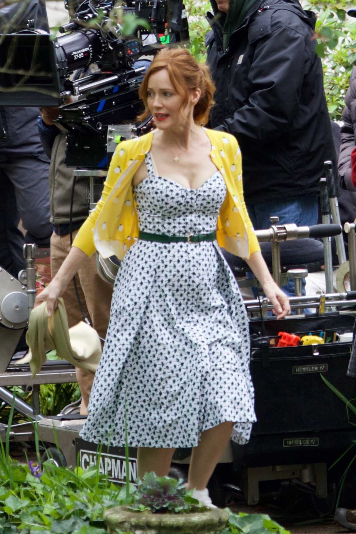 Leslie Mann on the Set of The Pact in Atlanta 05/05/2017-4