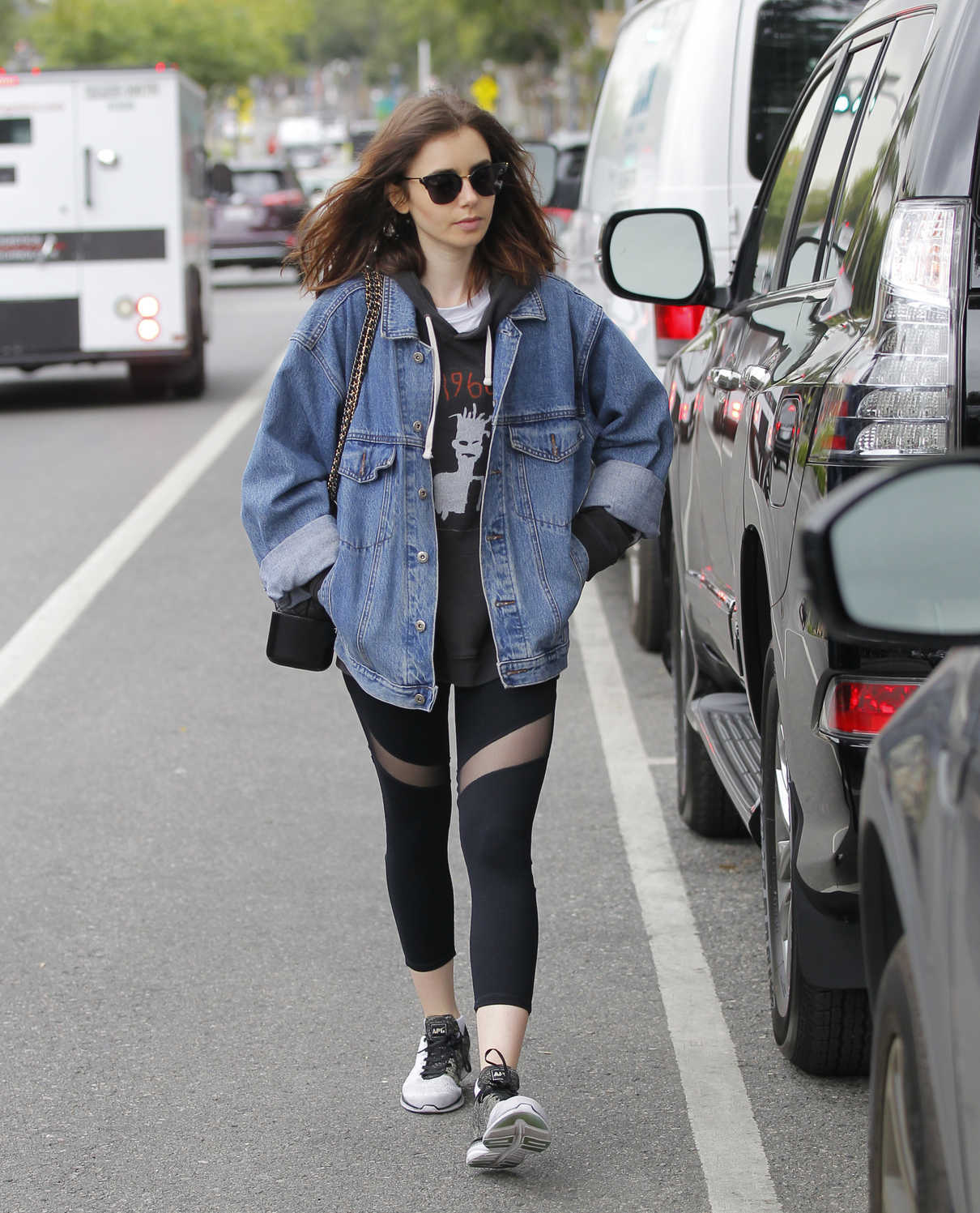 Lily Collins Leaves Her Workout Session in Beverly Hills 05/10/2017-2