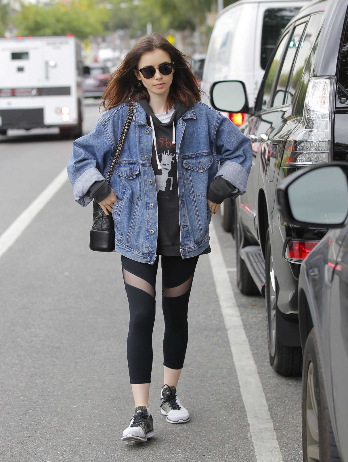 Lily Collins Leaves Her Workout Session in Beverly Hills 05/10/2017-3