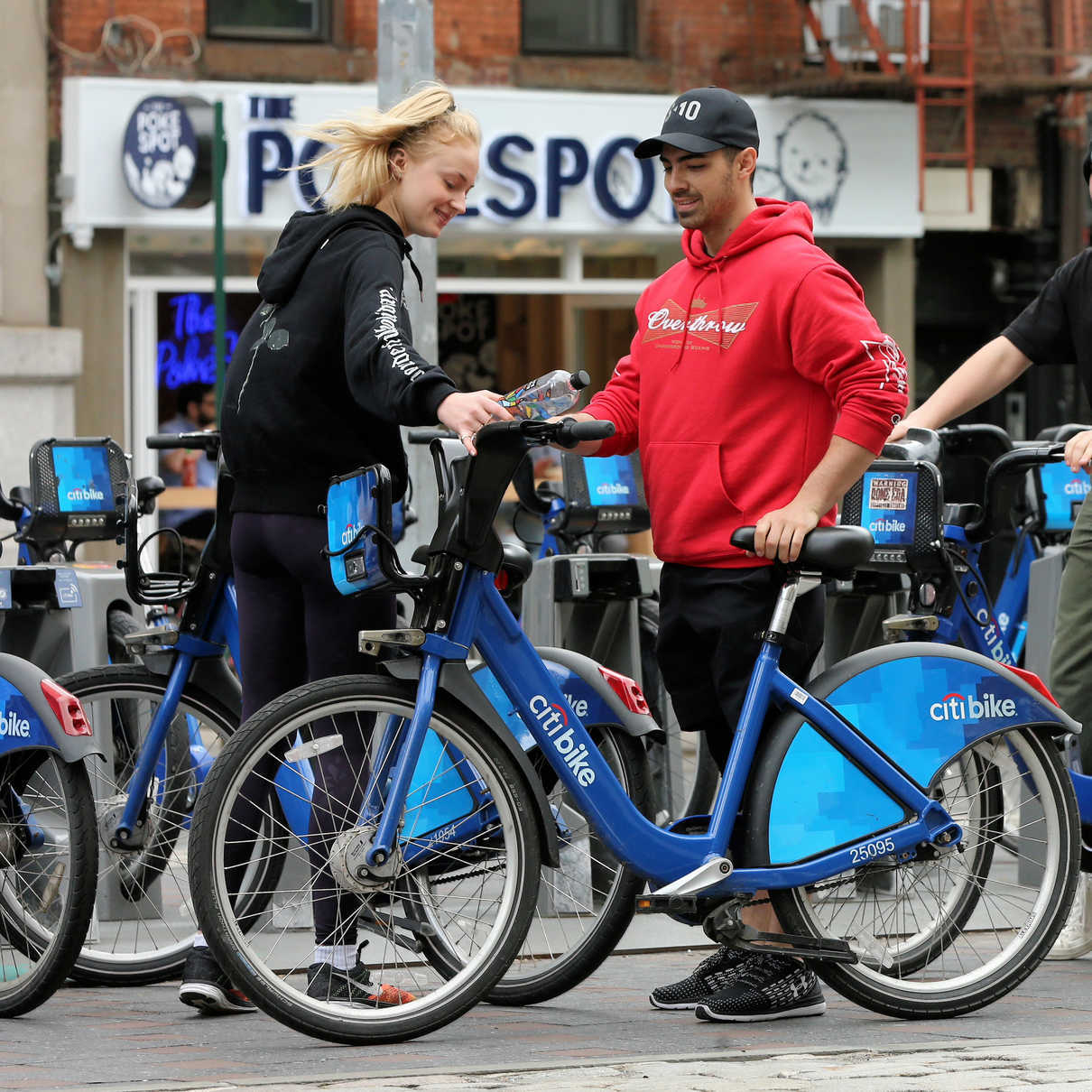 Sophie Turner Rides a Bicycle in Soho 05/07/2017-4