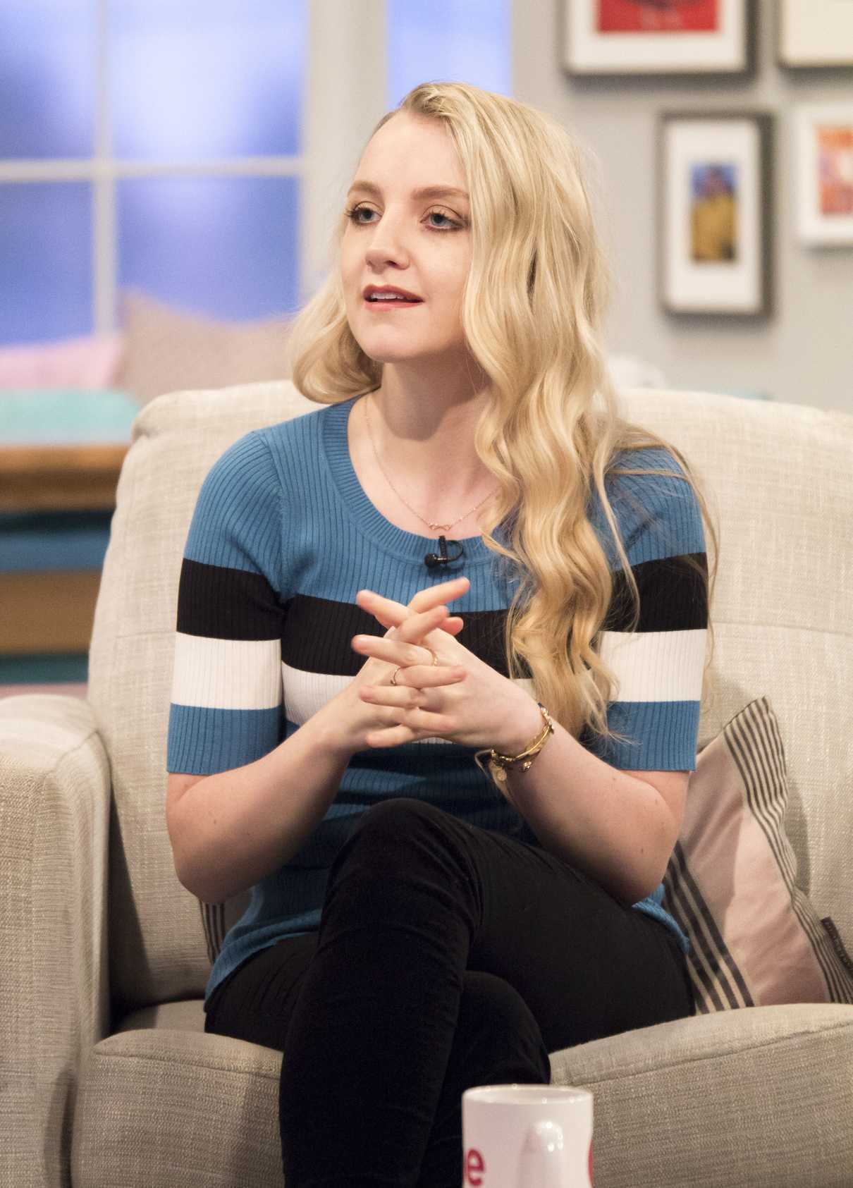 Evanna Lynch on Lorraine TV Show in London 06/26/2017-4 – LACELEBS.CO