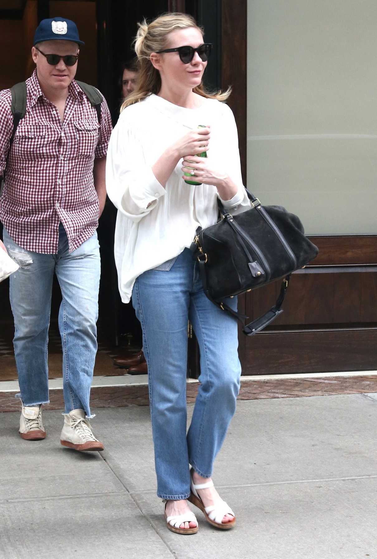 Kirsten Dunst Leaves Her Hotel in New York 06/23/2017-3