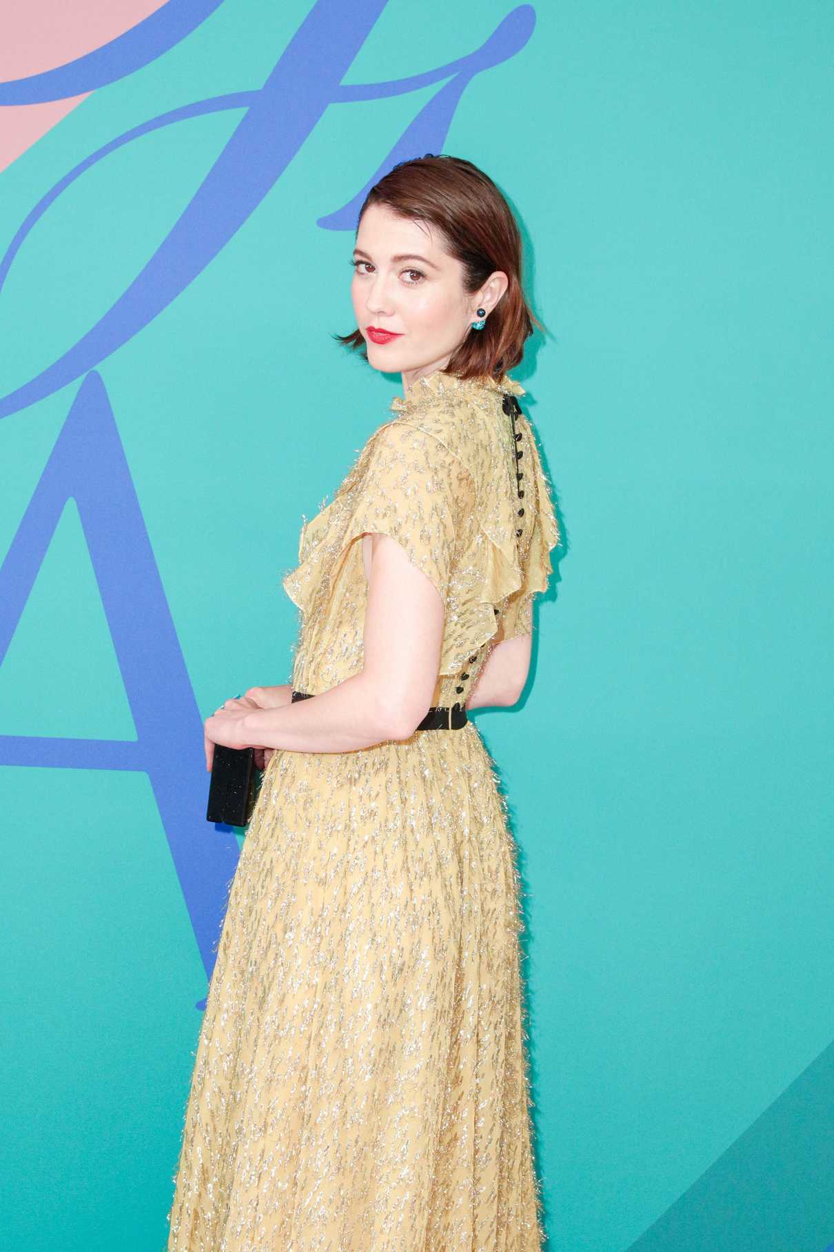 Mary Elizabeth Winstead at the CFDA Fashion Awards in New York 06/05/2017-4