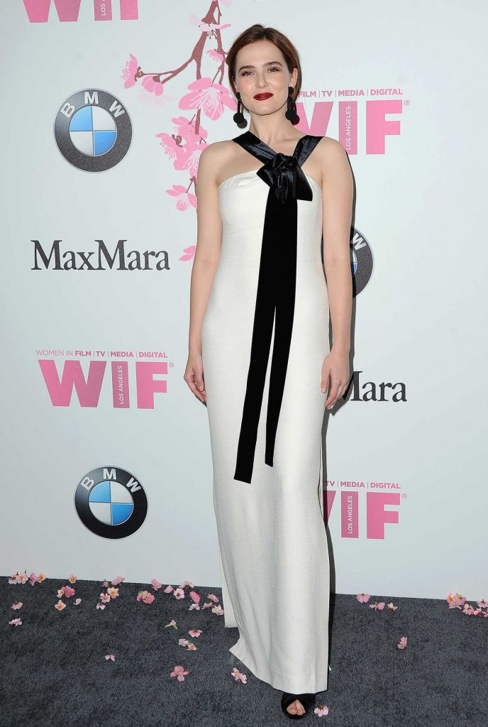 Zoey Deutch at the Women in Film Crystal and Lucy Awards in Los Angeles