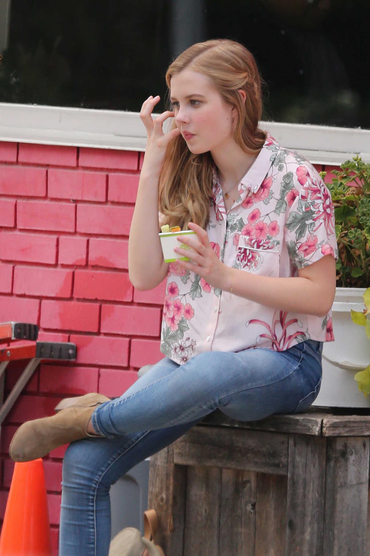 Angourie Rice on the Set of Every Day in Toronto 07/17/2017-3