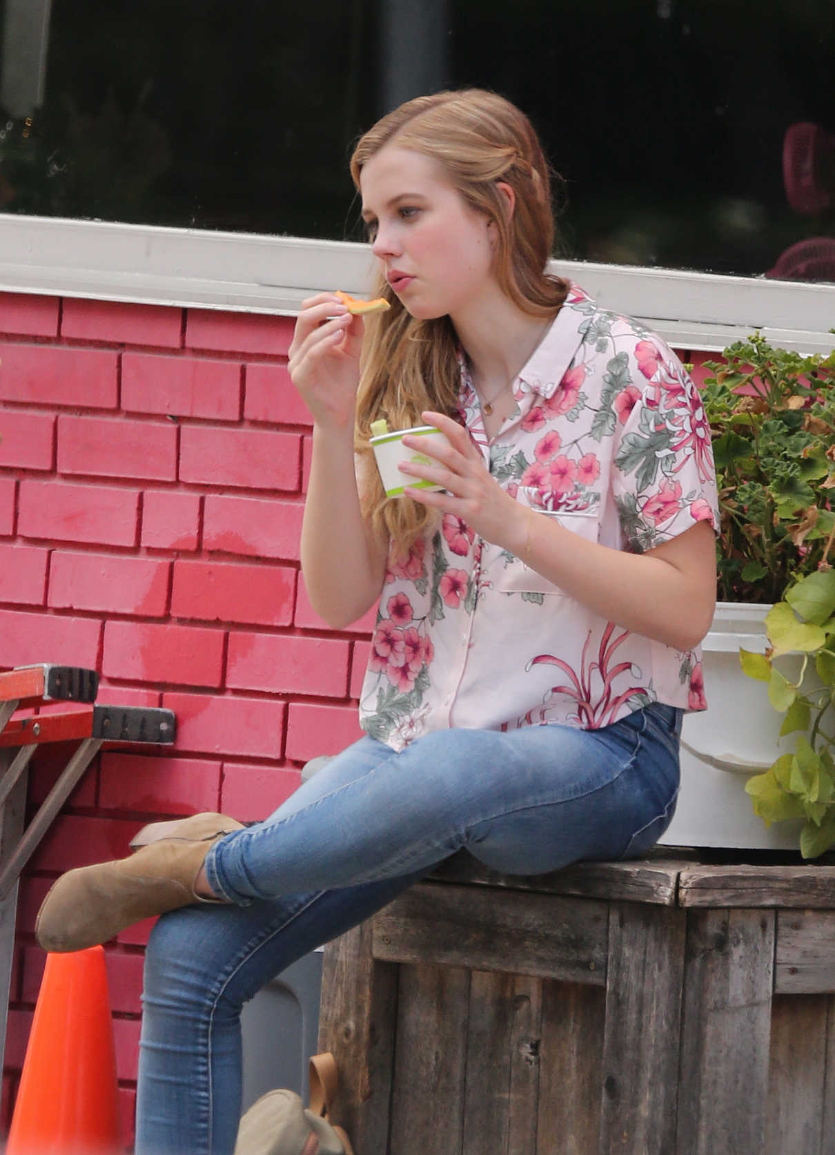 Angourie Rice on the Set of Every Day in Toronto 07/17/2017-4