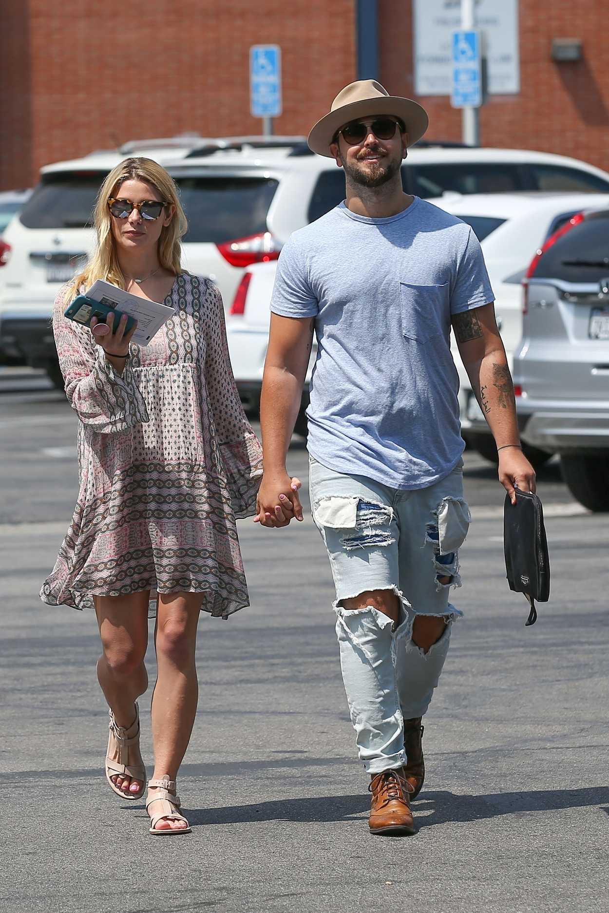 Ashley Greene Was Seen Out in Santa Monica With Her Fiancee Paul Khoury 07/14/2017-4