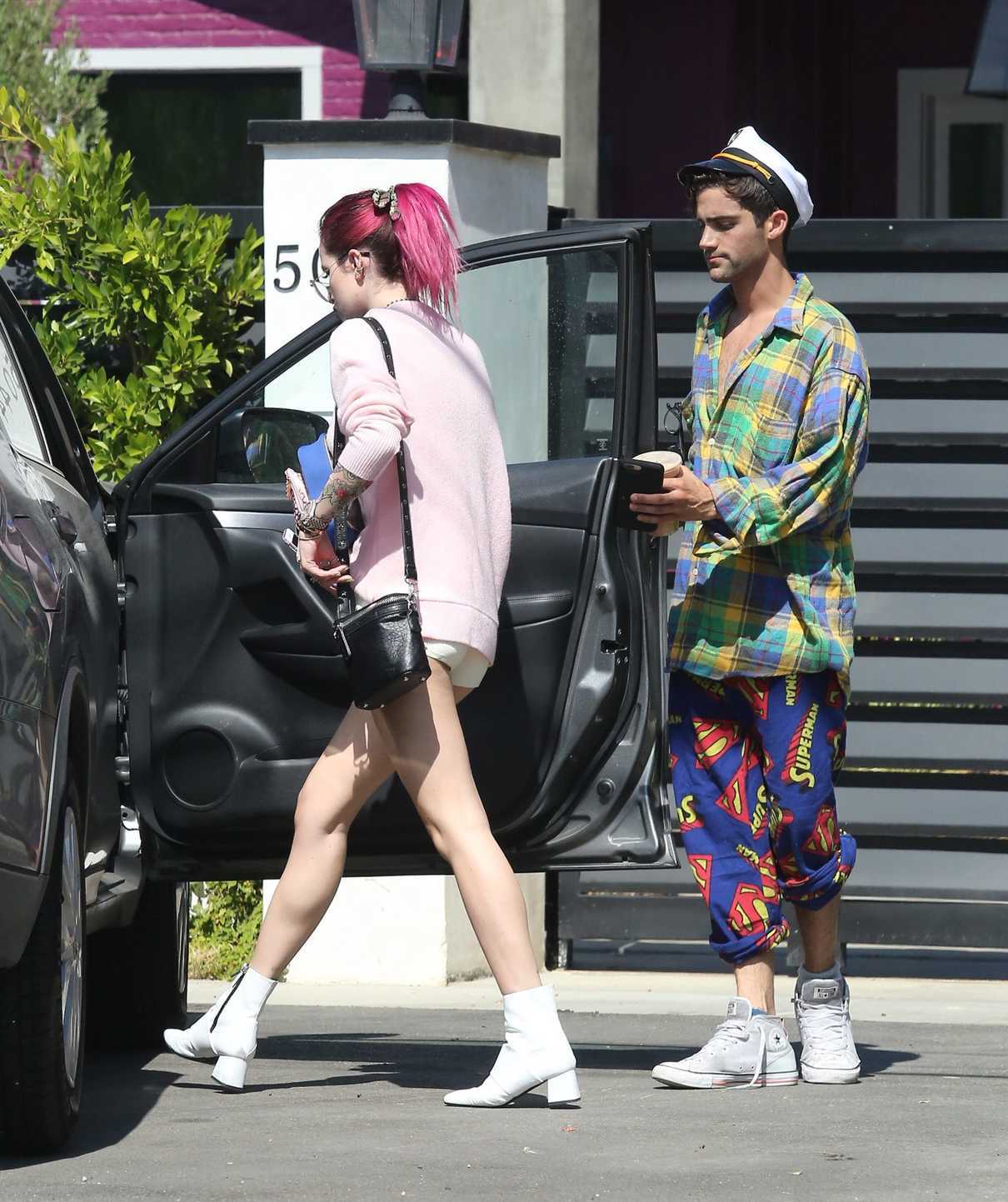 Bella Thorne Was Seen With Max Ehrich Out in LA 07/23/2017-4