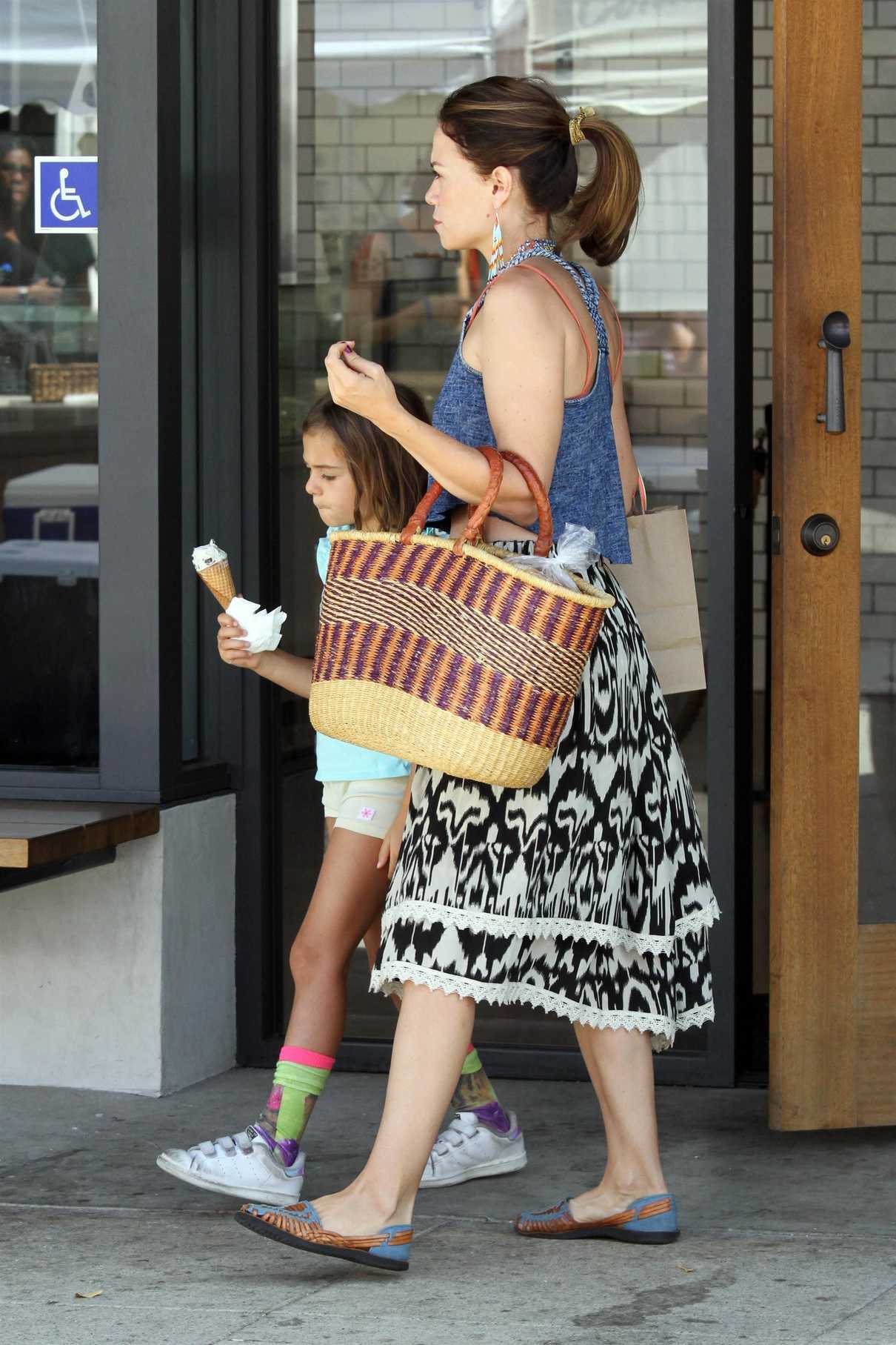 Bethany Joy Lenz Treats Her Daughter to Ice Cream in Studio City 07/30/2017-3