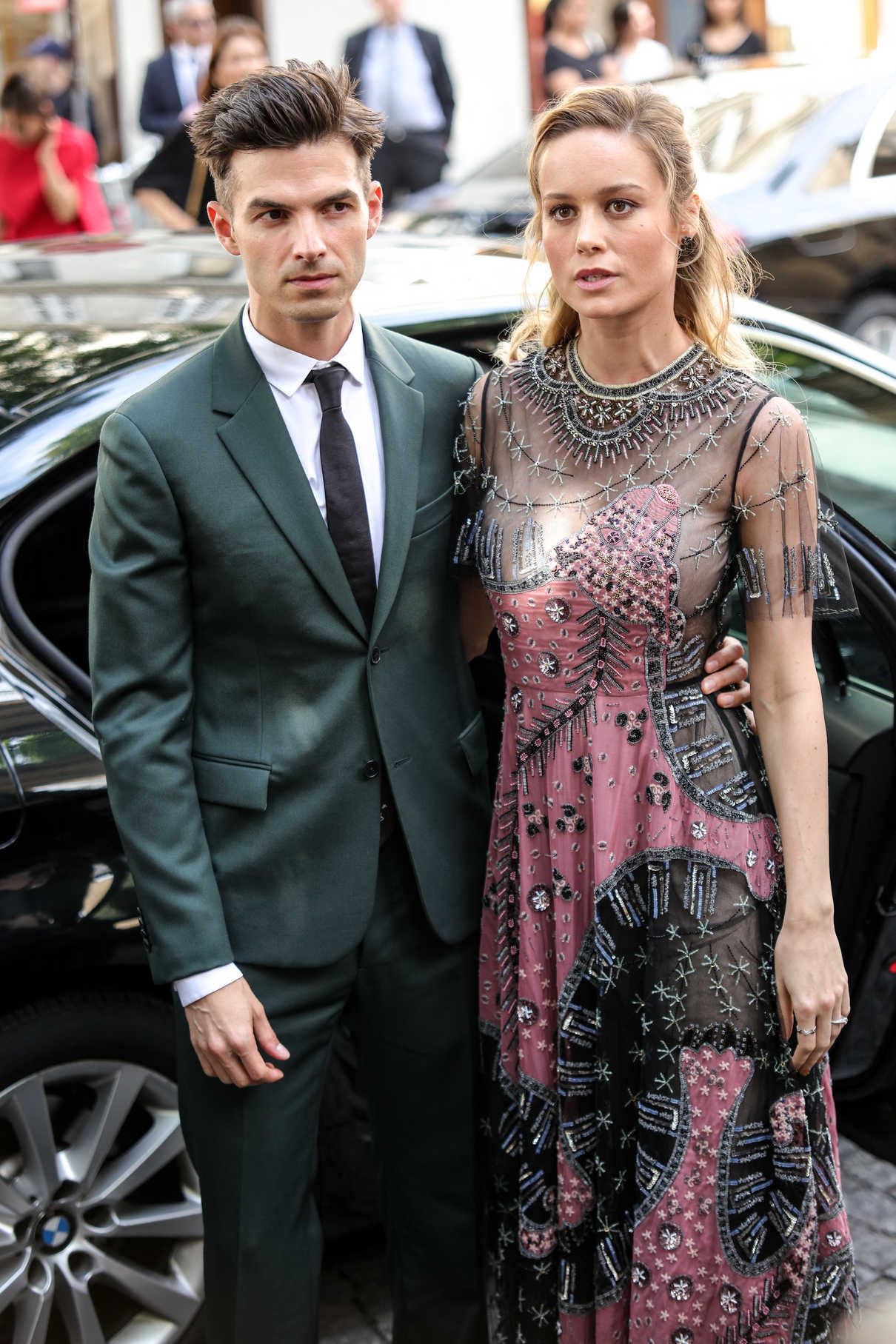 Brie Larson Arrives at the Valentino Show During the Haute Couture Fashion Week in Paris 07/05/2017-2