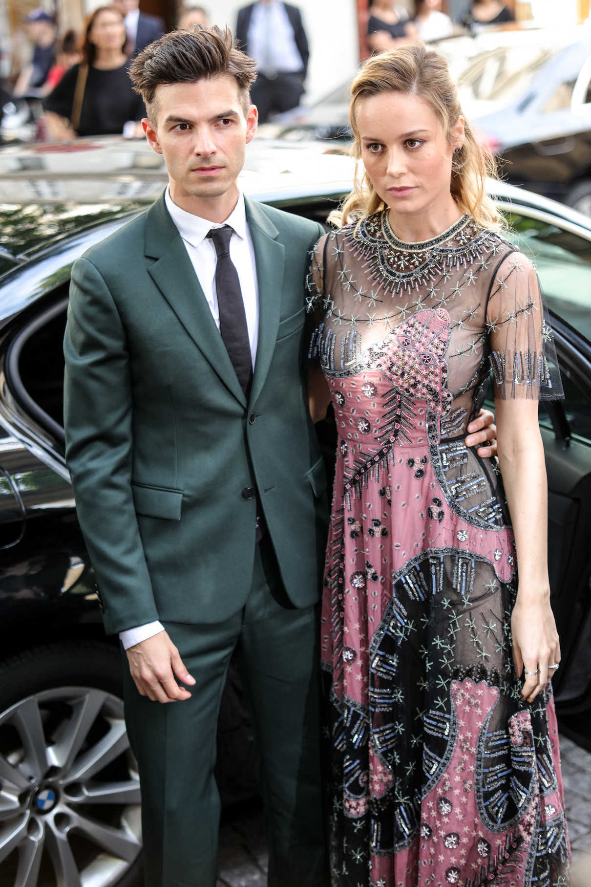 Brie Larson Arrives at the Valentino Show During the Haute Couture Fashion Week in Paris 07/05/2017-3