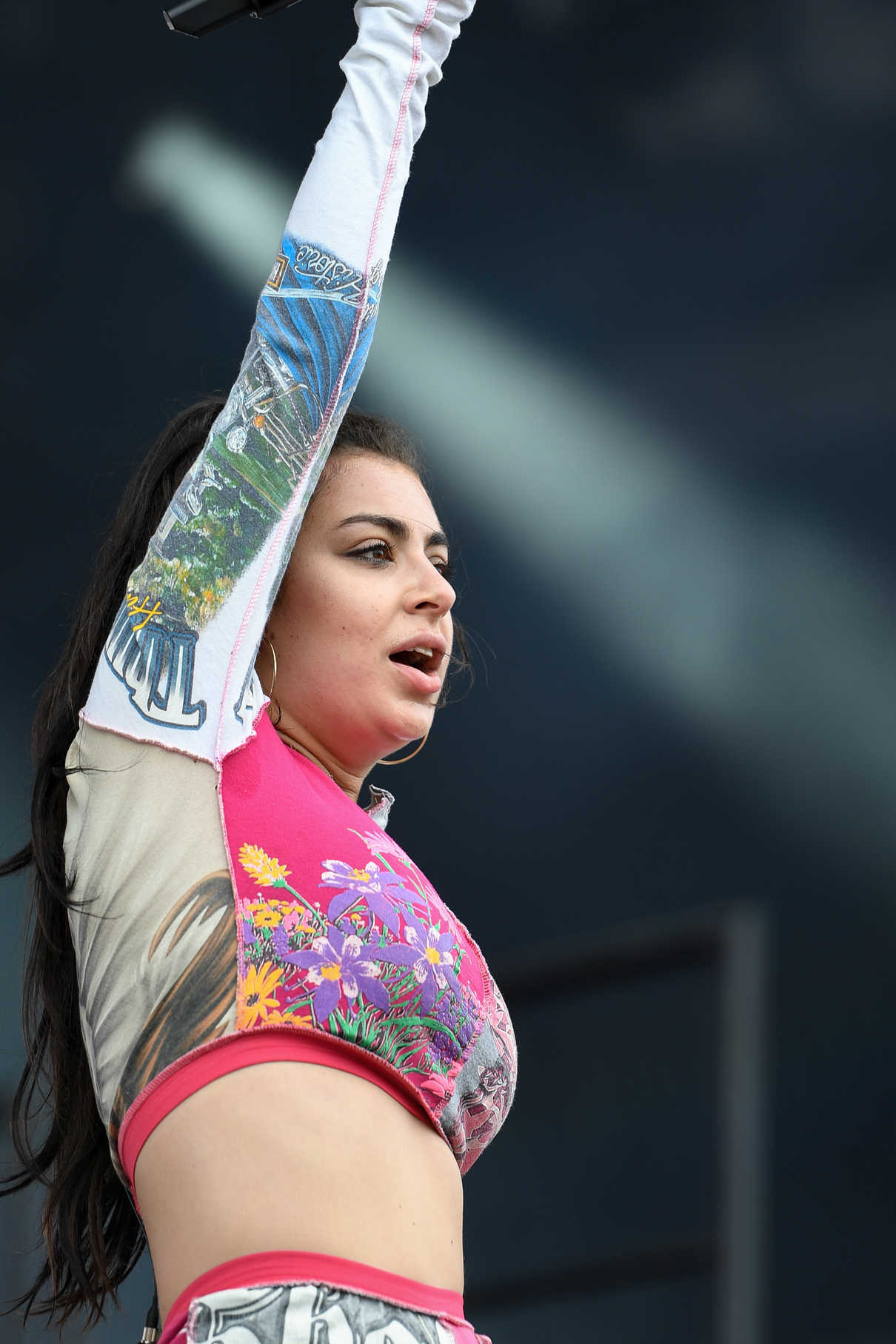 Charli XCX Performs at the Lollapalooza Festival in Paris 07/23/2017-5