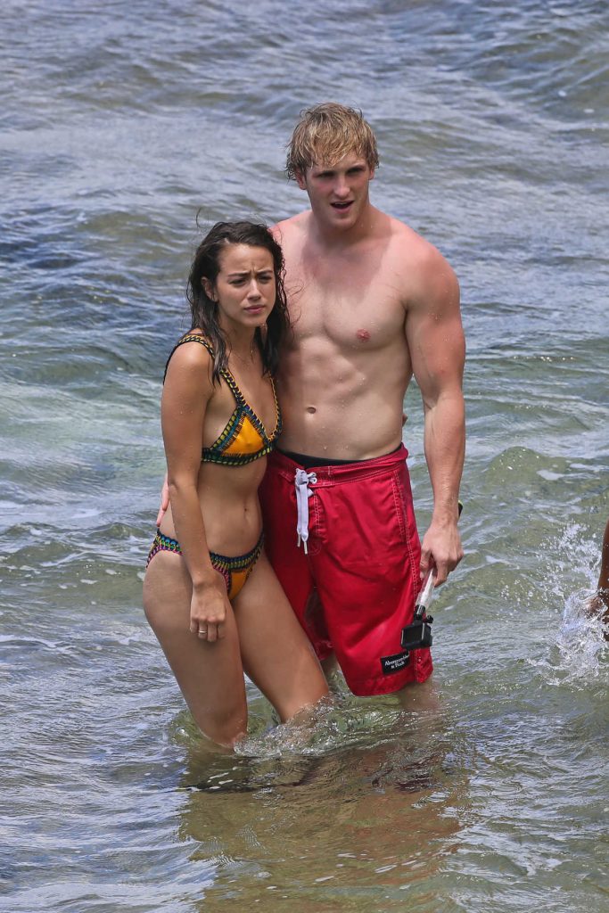 Chloe Bennet in Bikini With Her New Boyfriend Logan Paul in Hawaii 07/03/2017-1