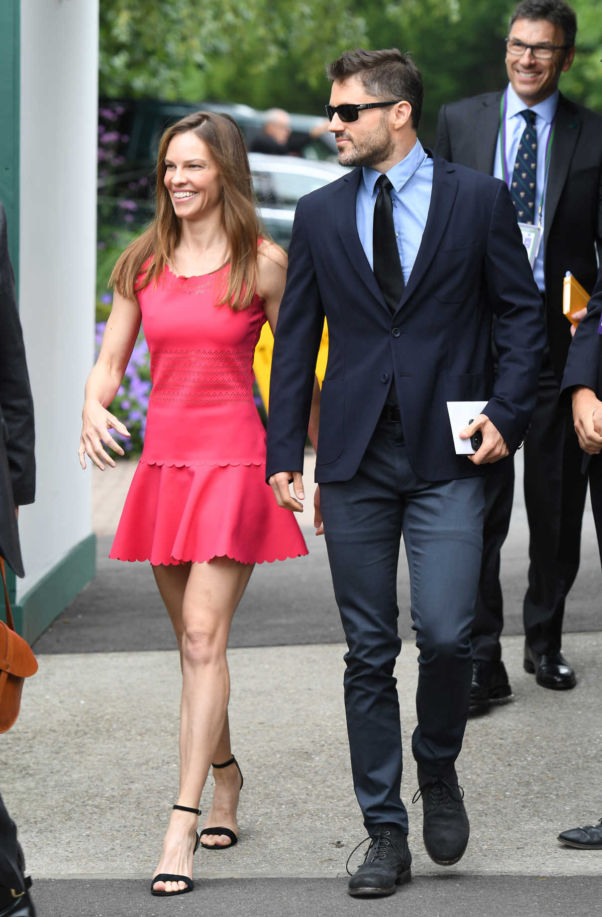 Hilary Swank Leaves the Wimbledon Tennis Championships in London 07/15/2017-3